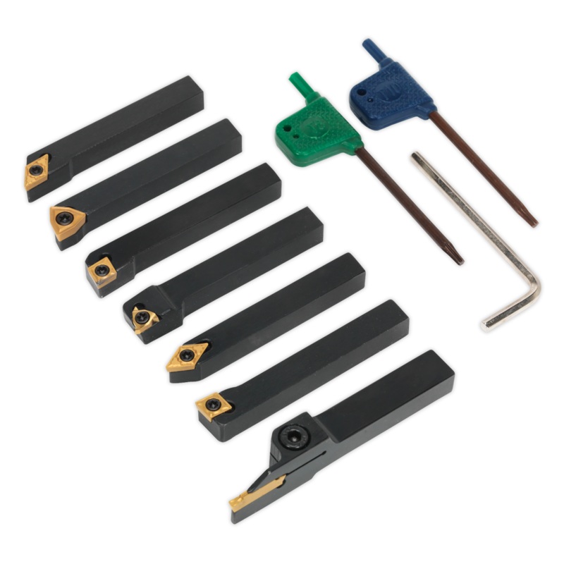 Indexable 10mm Lathe Turning Tool Set 7pc – SM3025CS6