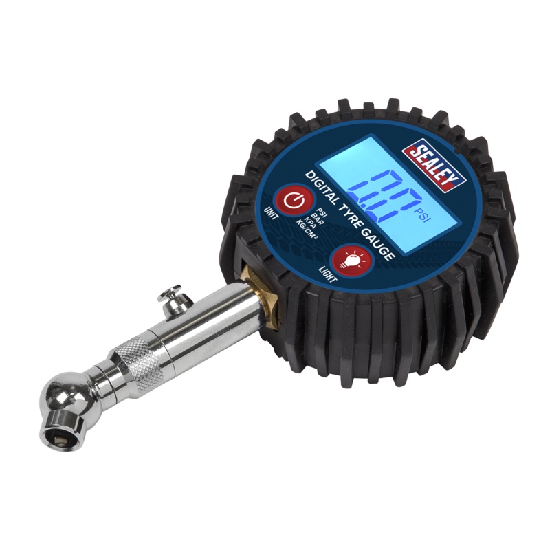 Digital Tyre Pressure Gauge with Swivel Head & Quick Release – TST001