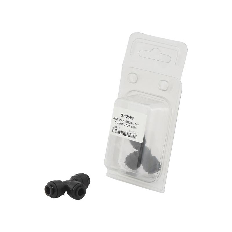 Equal Tee Connector 6mm (Agripak 1 pc.) – Sparex Part No. S.12599
