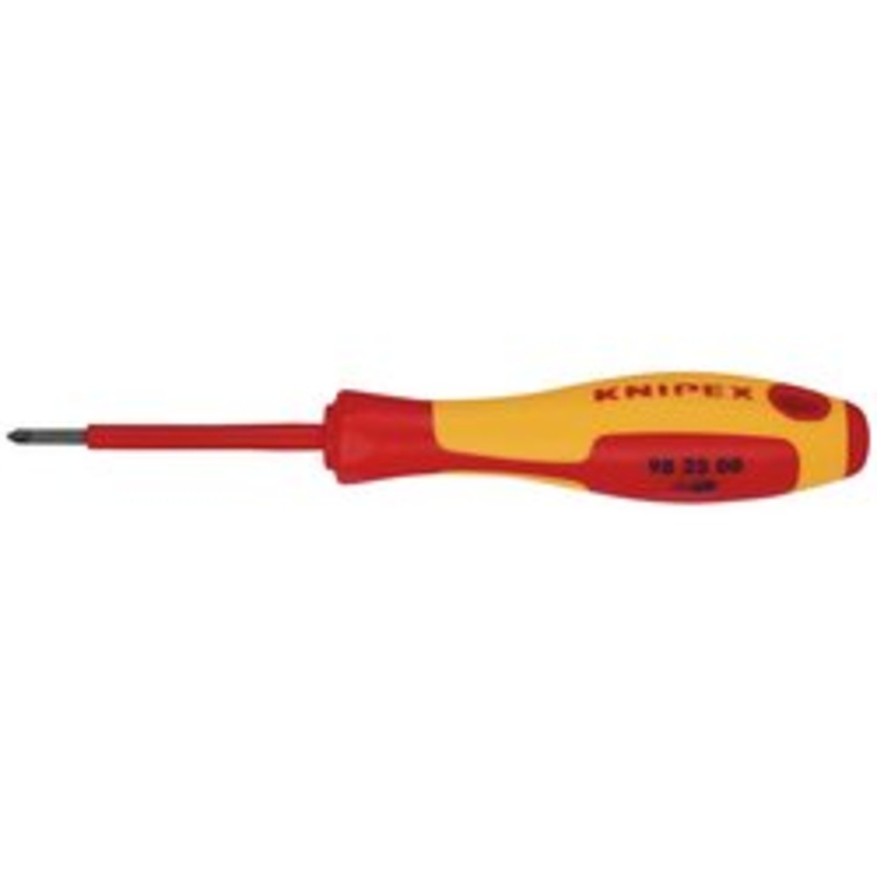 Knipex 98 25 00 Vde Insulated Pozidriv Screwdriver, Pz0 X 60Mm | 98 25 00
