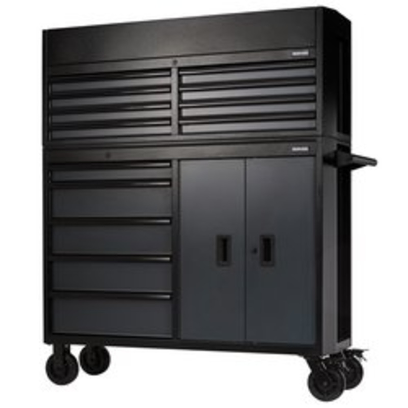Bunker 13 Drawer Combined Roller Cabinet And Tool Chest, 52, Grey | B200-52C-G/52Rg