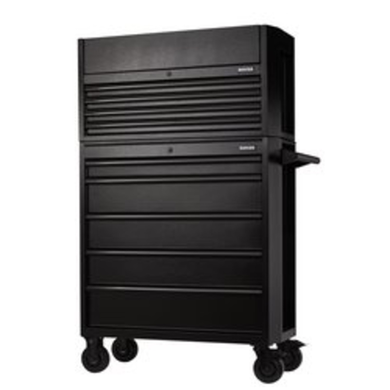 Bunker 9 Drawer Combined Roller Cabinet And Tool Chest, 36, Black | B200-36C/36R