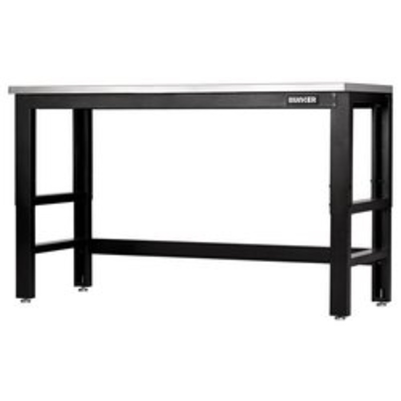 Bunker Workbench With Stainless Steel Worktop, 1550Mm | B300-Wb61Ss