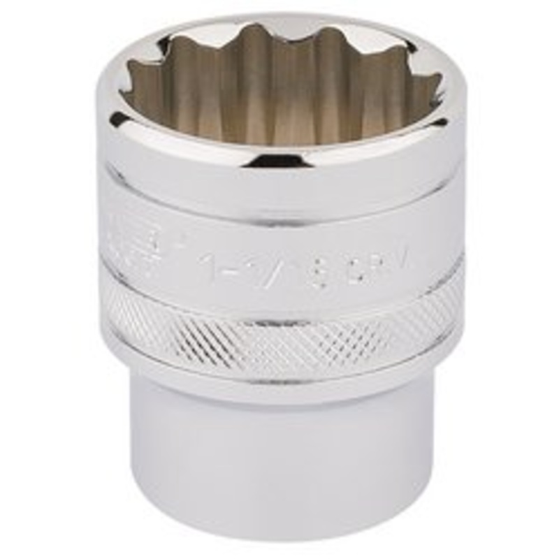 Draper Hi-Torq 12 Point Socket, 1/2 Sq. Dr., 1.1/16 | H-Af/B