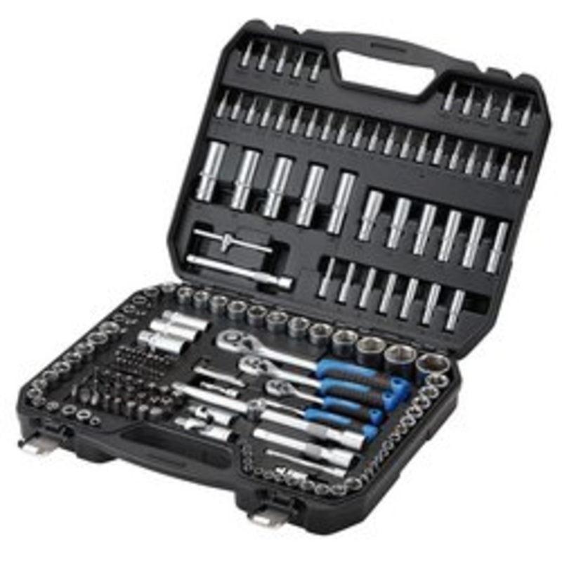 Draper Hi-Torq Metric Socket And Bit Set, 1/4, 3/8 And 1/2 Sq. Dr. (188 Piece) | Mixss188