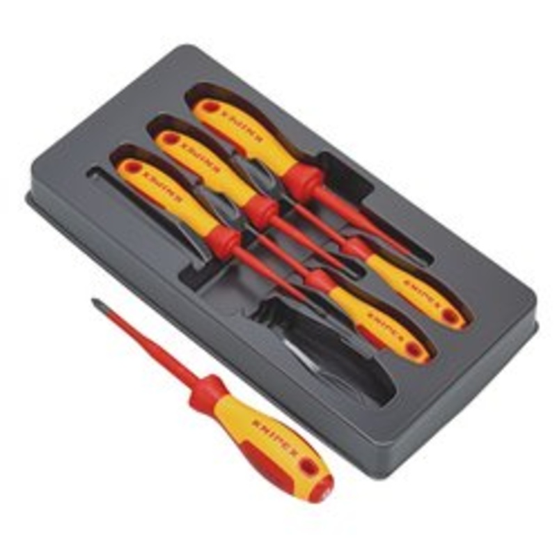 Knipex 00 20 12 V03 Vde Insulated Phillips/Pozidriv Screwdriver Set | 00 20 12 V03