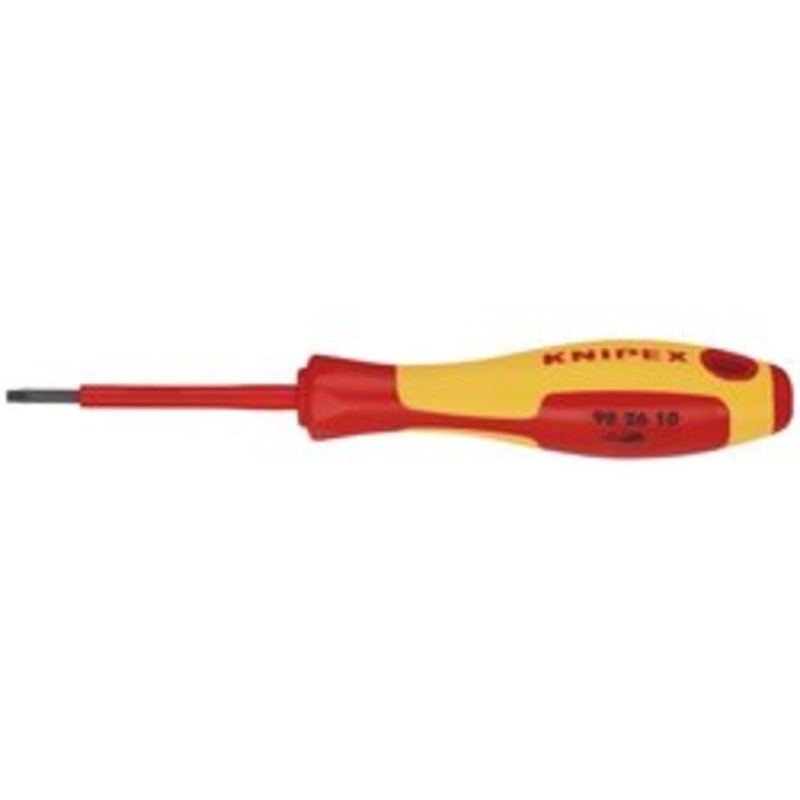 Knipex 98 26 10 Vde Insulated Torx Screwdriver, Tx10 X 60Mm | 98 26 10