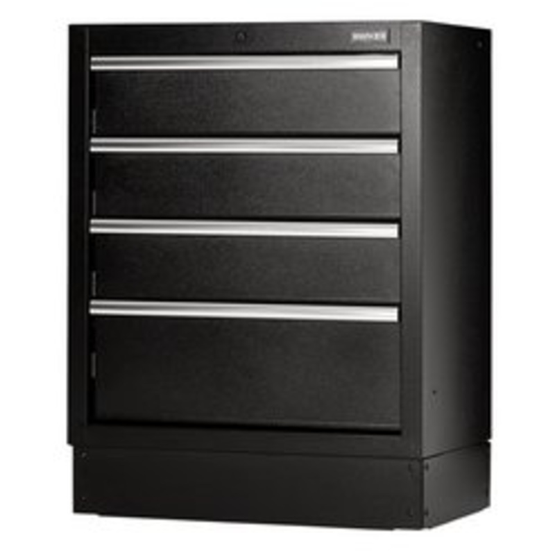 Bunker Modular Floor Cabinet, 4 Drawer, 680Mm | Ms400-4Bu