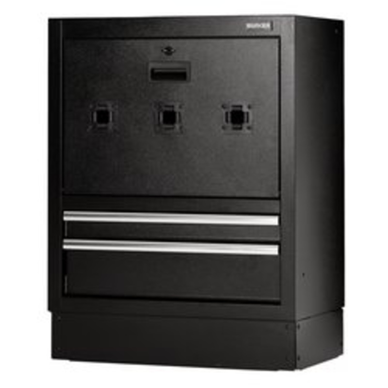Bunker Modular Floor Reel Cabinet, 2 Drawer, 680Mm | Ms400-2Rbu