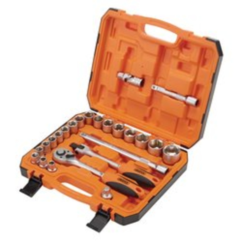 Hi-Torq 6 Point Socket Set, 1/2 (24 Piece) | Bd24M-O