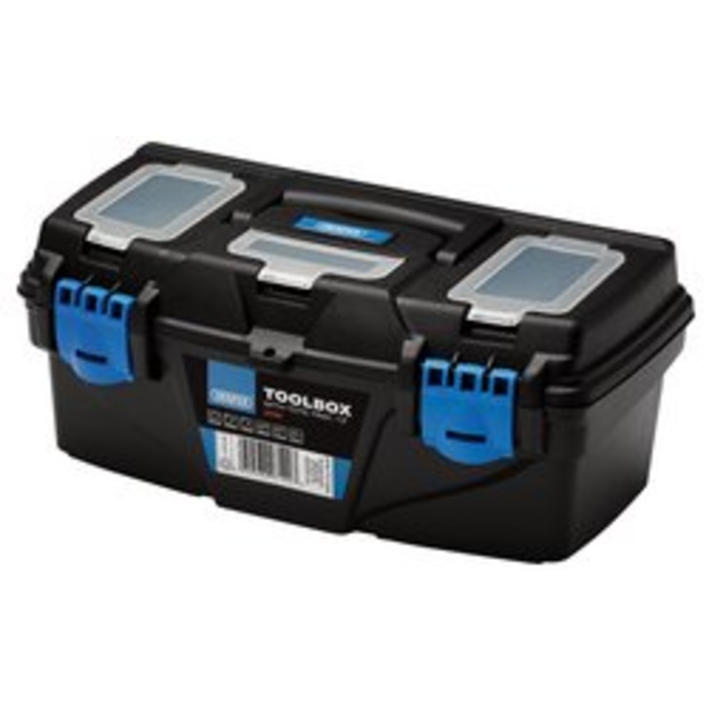 Plastic Toolbox With Tote Tray, 13 | Pt13