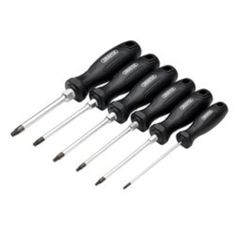 Draper Tx-Star Tamperproof Hard Grip Screwdriver Set (6 Piece) | 220/S4