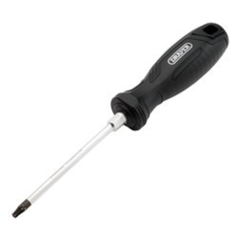 Draper Tx-Star Tamperproof Hard Grip Screwdriver, T20H X 100Mm | 220/Th
