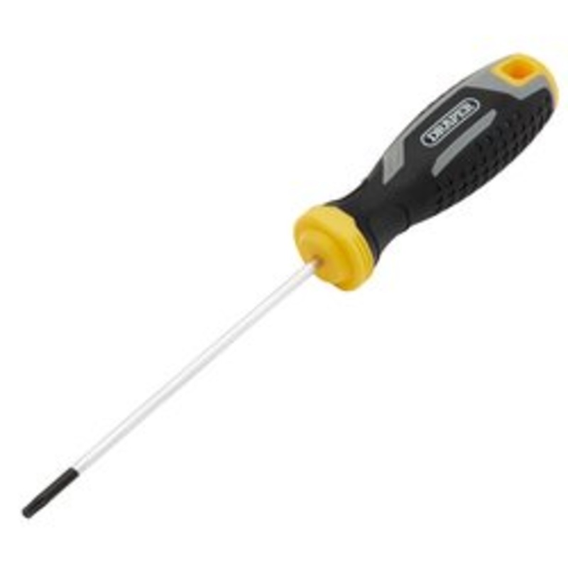 Draper Tx-Star Tamperproof Soft Grip Screwdriver, T10H X 100Mm | 200/Th