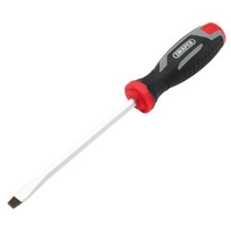 Pound Thru Slotted Soft Grip Screwdriver, Sl8 X 150Mm | 210/Sl