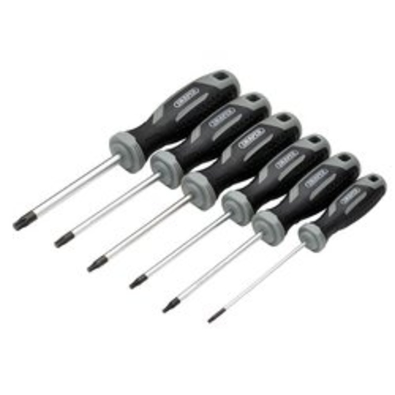Draper Tx-Star Soft Grip Screwdriver Set (6 Piece) | 200/S4