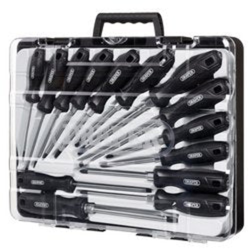 Hard Grip Screwdriver Set With Draper Tx-Star (14 Piece) | 220/S6