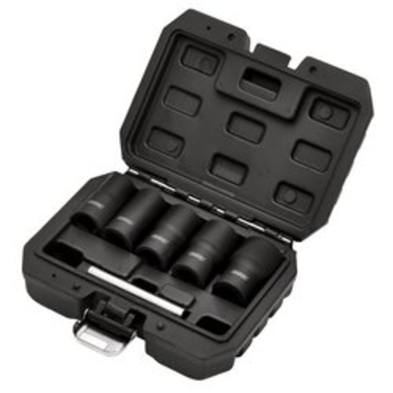 Impact Wheel Nut Socket Set, 1/2 Sq. Dr. (6 Piece) | Lwns6-B