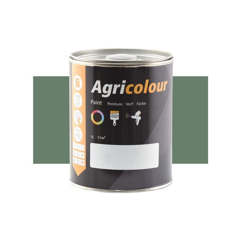 Agricolour – Green Gloss Paint 1L Tin – Sparex Part No. S.82576