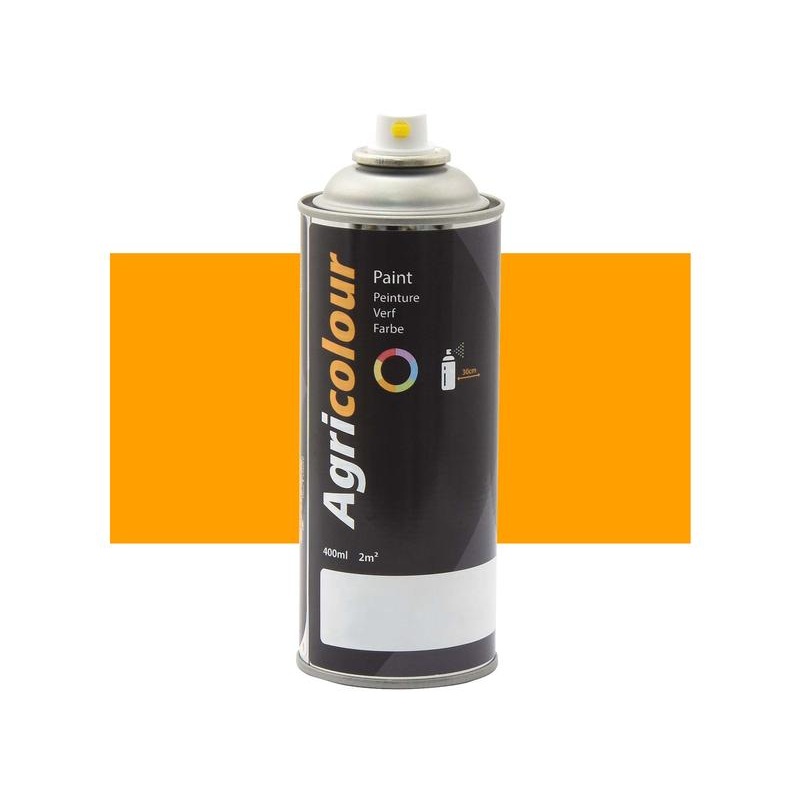 Agricolour – Yellow Gloss Paint 400ml Aerosol – Sparex Part No. S.93610