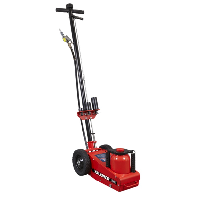 Sealey | Air Operated Single Stage Trolley Jack 35 Tonne – YAJ35B