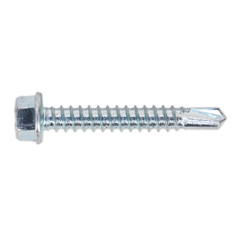 Self-Drilling Screw 5.5 x 38mm Hex Head Zinc Pack of 100 – SDHX5538