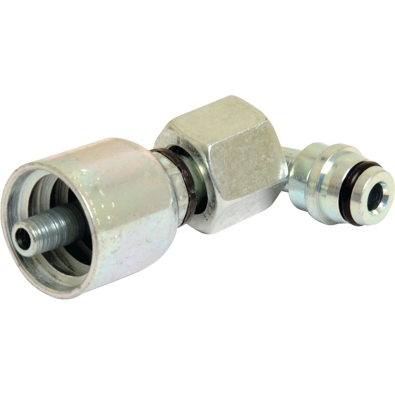 Parker Metric Hose Insert 1/4” x M16 x 1.50 Male 90 Swept Swivel Light Series – S.3331604