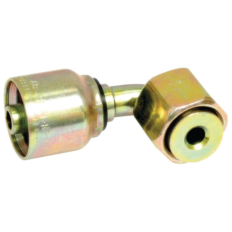 Parker ORFS Hose Insert 1/4” x 9/16” x 18” Female 90 Swept Swivel – S.3880904