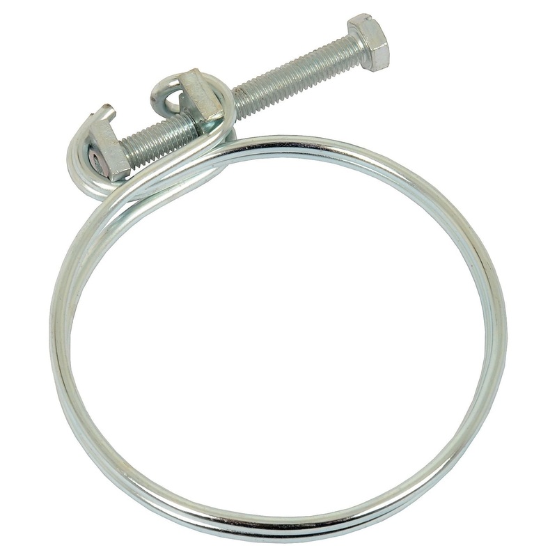 Double Wire Hose Clip, 53-60mm. | Sparex Part No.S.26277