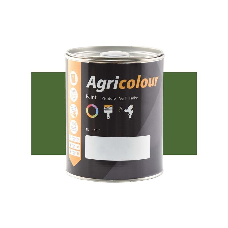 Agricolour – Grass Green Gloss Paint 1L Tin – Sparex Part No. S.86010