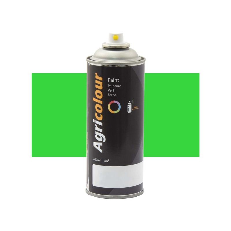 Agricolour – Green Gloss Paint 400ml Aerosol – Sparex Part No. S.94399