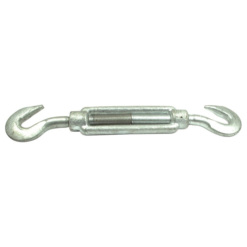 Turnbuckle – Hook/Hook, : M8 | Sparex Part No.S.21061