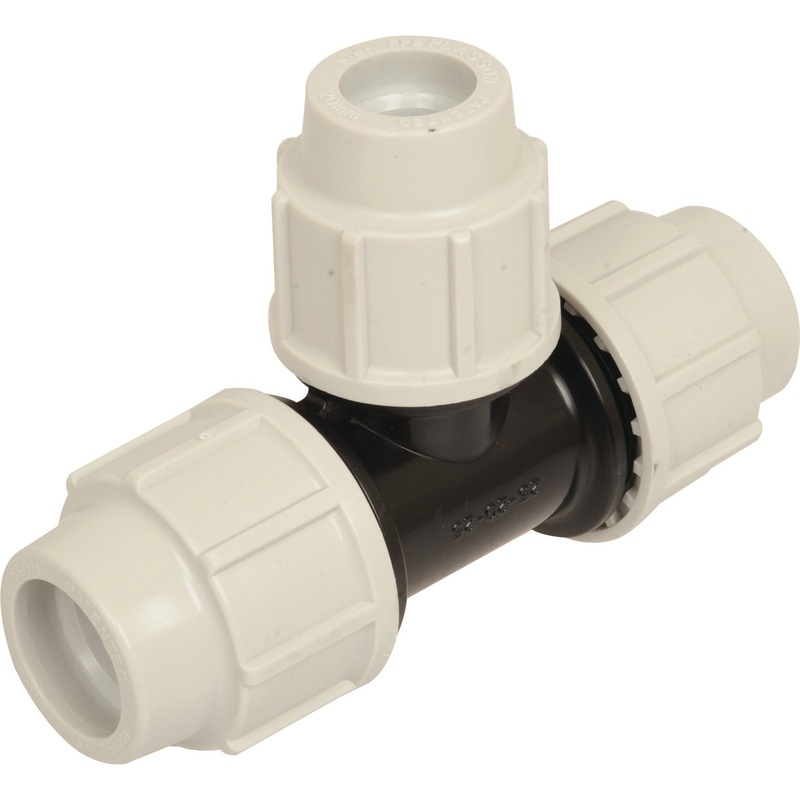 90 Reducing Tee – 25 x 20 x 25mm | Sparex Part No.S.106904