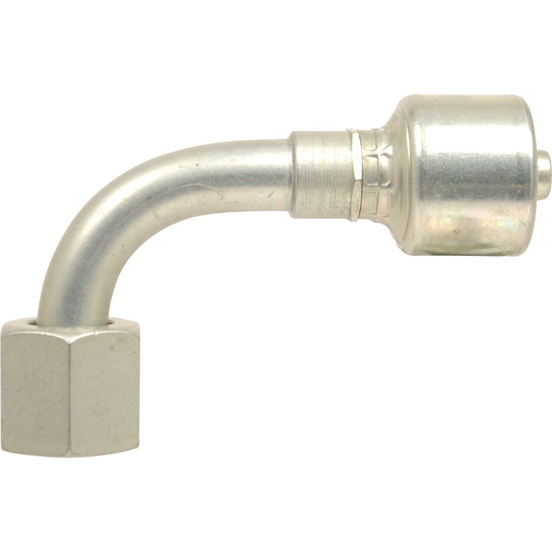 Gates JIC 37 Hose Insert 3/8” x 3/4”” Female 90 Swept Swivel – S.116233
