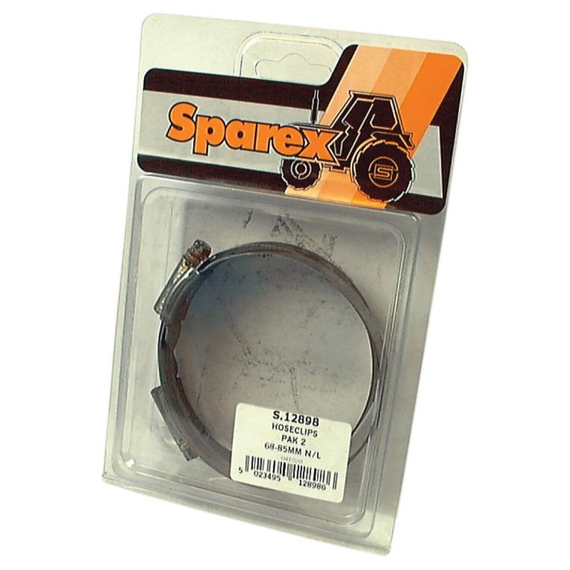 Stainless Steel Hose Clip: 68-85mm | Sparex Part No.S.12898
