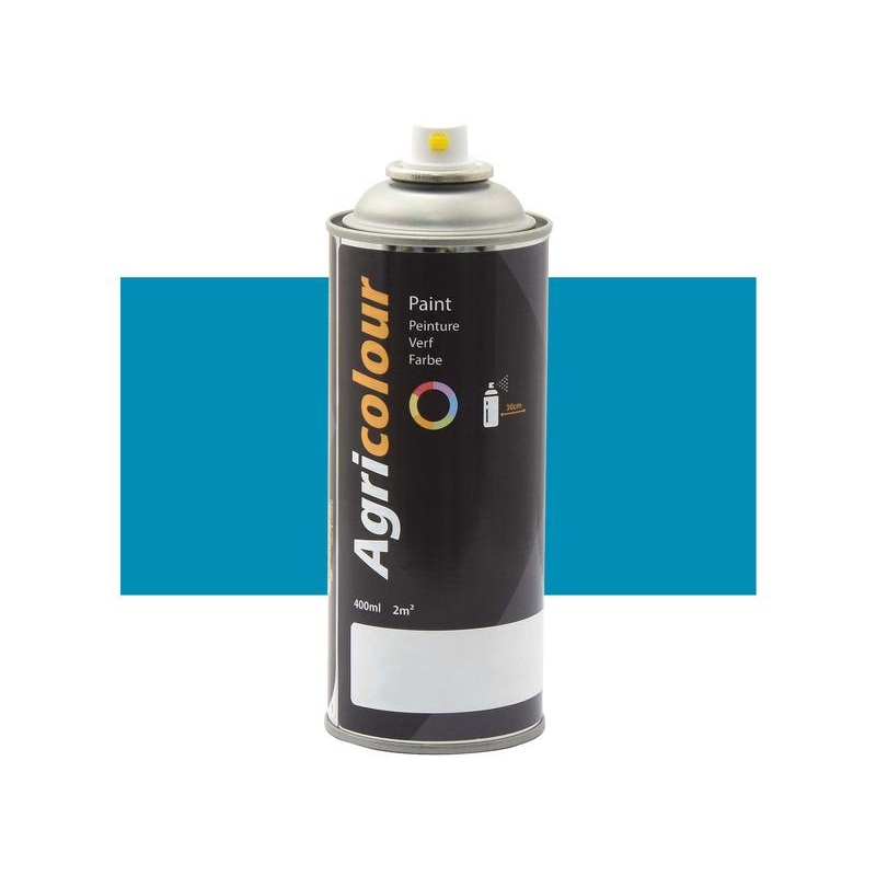 Agricolour – Blue Gloss Paint 400ml Aerosol – Sparex Part No. S.92730