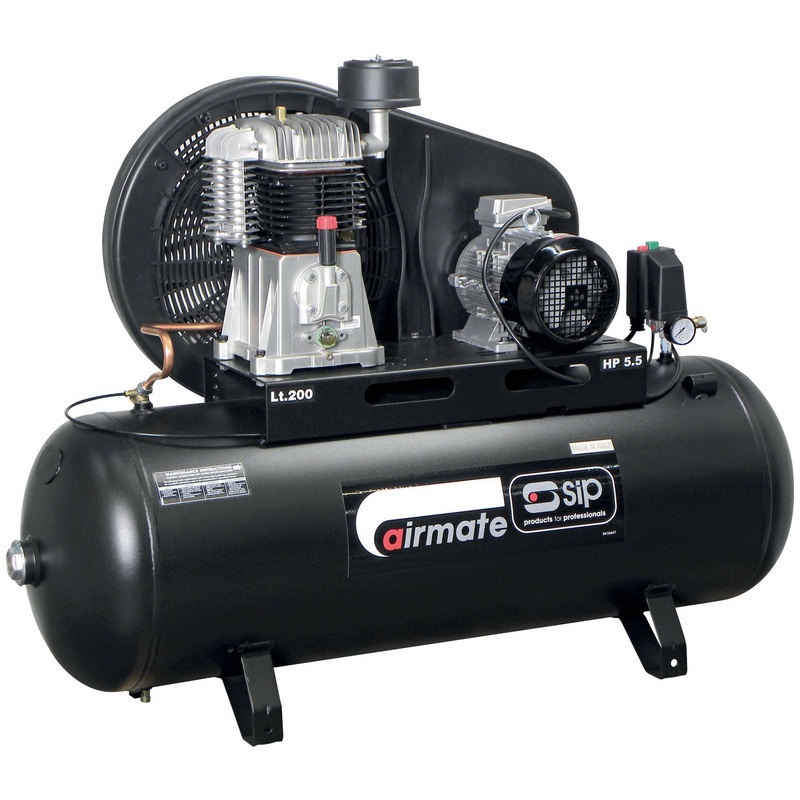 SIP TN55/200 Belt Drive Compressor  SIP-06583