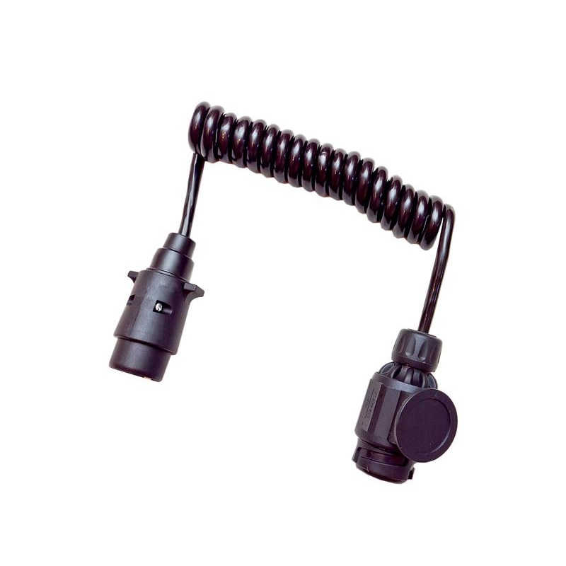 Spiral Extension Cable 3.2M, 7 / 13 Pin, Male / Male – Sparex Part No. S.164656