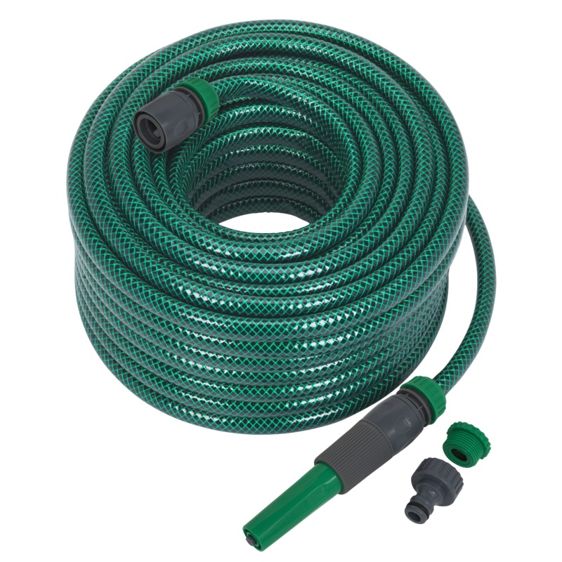 Water Hose 30m with Fittings – GH30R