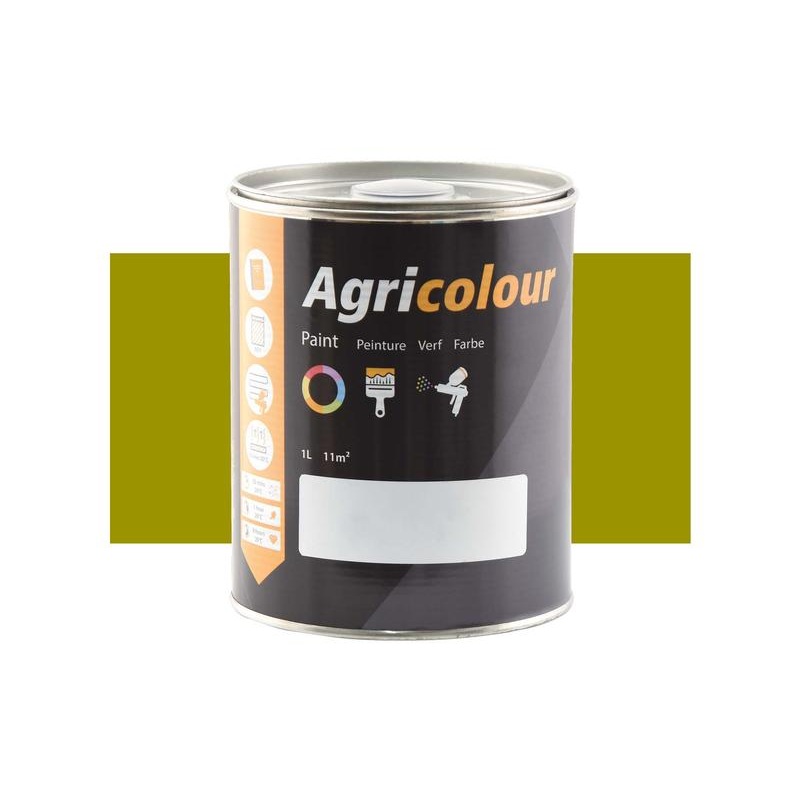 Agricolour – Green Gloss Paint 1L Tin – Sparex Part No. S.89523