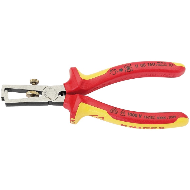 Draper Knipex 11 08 160Uksbe Vde Fully Insulated Wire Stripping Pliers, 160mm – 11 08 160 UKSBE