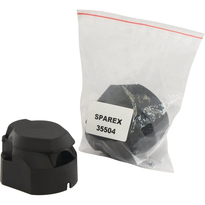 13 Pin Trailer Plug – Female Fitted with Screw Connectors Plastic Agripak | Sparex Part No.S.35504