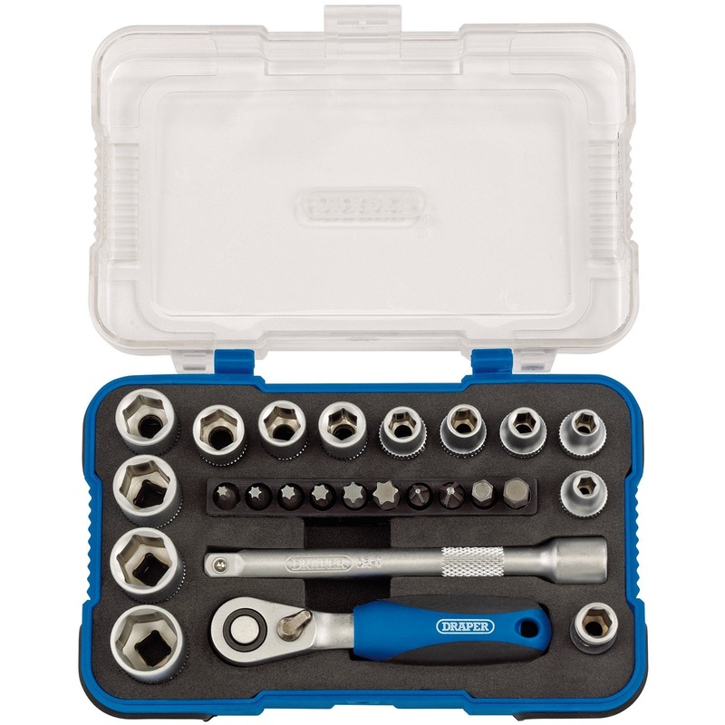 Draper Metric Socket Set, 1/4 Sq. Dr. (25 Piece) – BD25M
