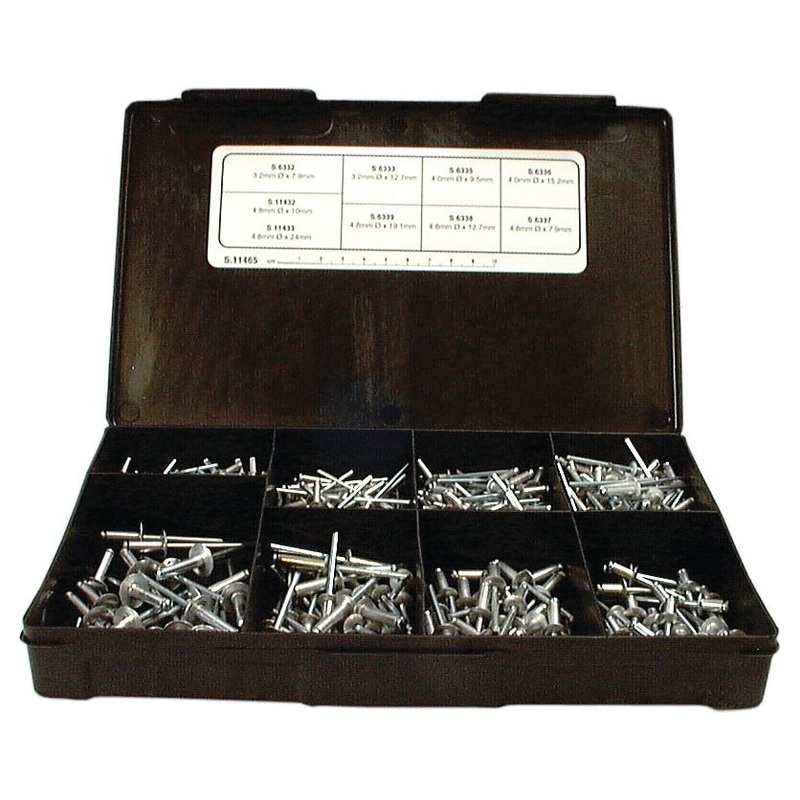 Pop Rivet 3.2 – 4.8 x 8 – 24mm (295 pcs.) Handipak | Sparex Part No.S.11465