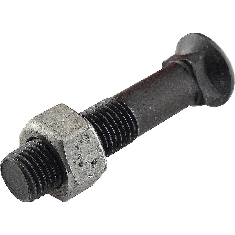 Round Countersunk Square Hex Bolt & Nut (TFCC) – M14 x 50mm, Tensile strength 12.9 (25 pcs. Box) | Sparex Part No.S.21429