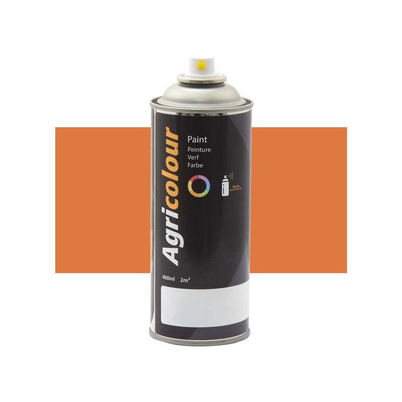Paint – Agricolour – Yellow Orange, Gloss 400ml Aerosol | Sparex Part Number: S.94332
