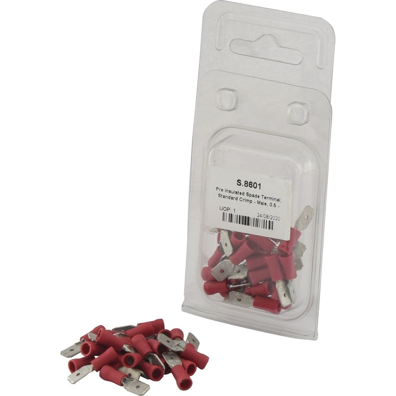 Pre Insulated Spade Terminal | Sparex Part No.S.8601