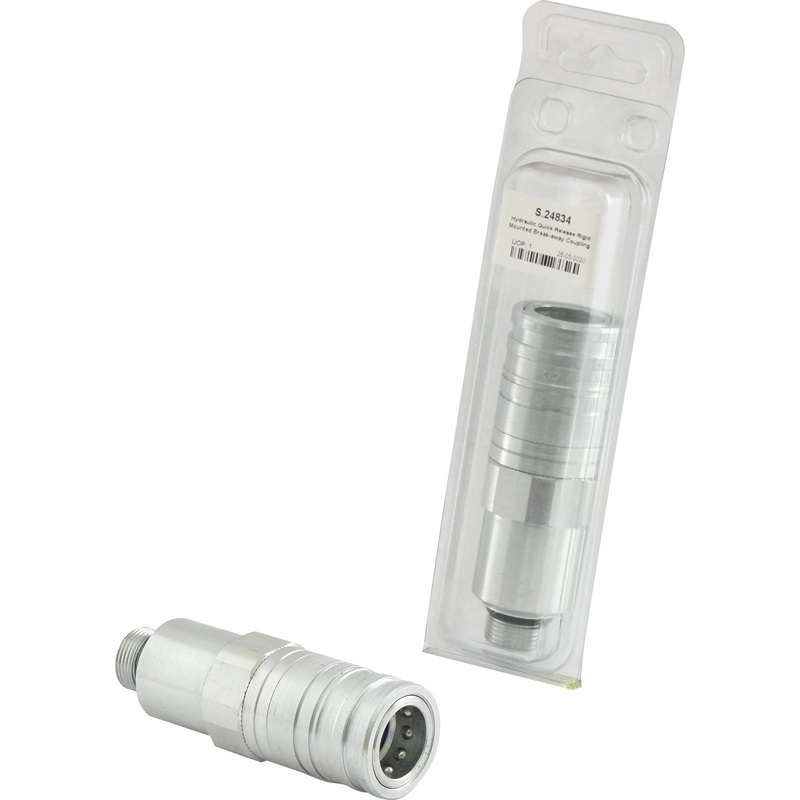 Sparex Quick Release Hydraulic Coupling Female 1/2” Body x M22 x 1.50 Metric Male Thread (Agripak 1 pc.) | Sparex Part No.S.24834