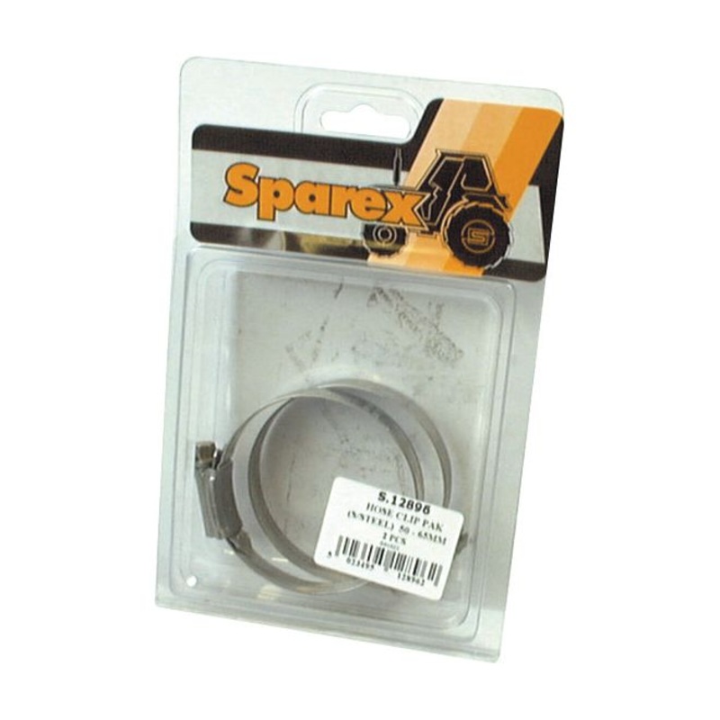 Stainless Steel Hose Clip: 50-65mm | Sparex Part No.S.12896