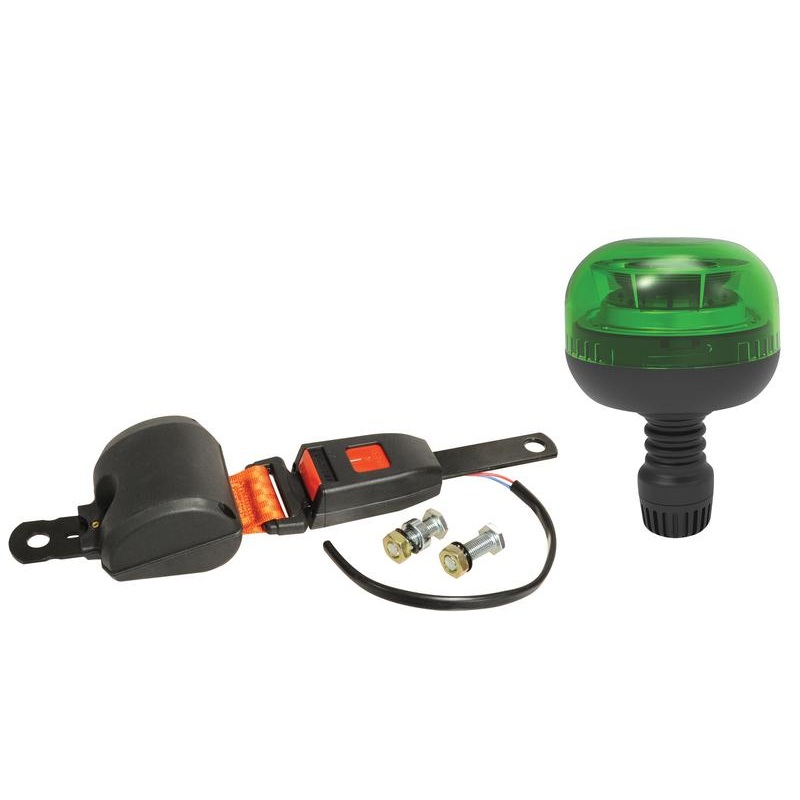 LED Beacon & Seat Belt Kit, Interference: Class 1, Flexible Pin, 12-24V – Sparex Part No. S.165465